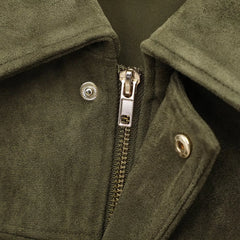 Willow oversized zip-up overshirt jacket for women by Christine Brewer, shown in a relaxed fit with a front zipper and casual style.