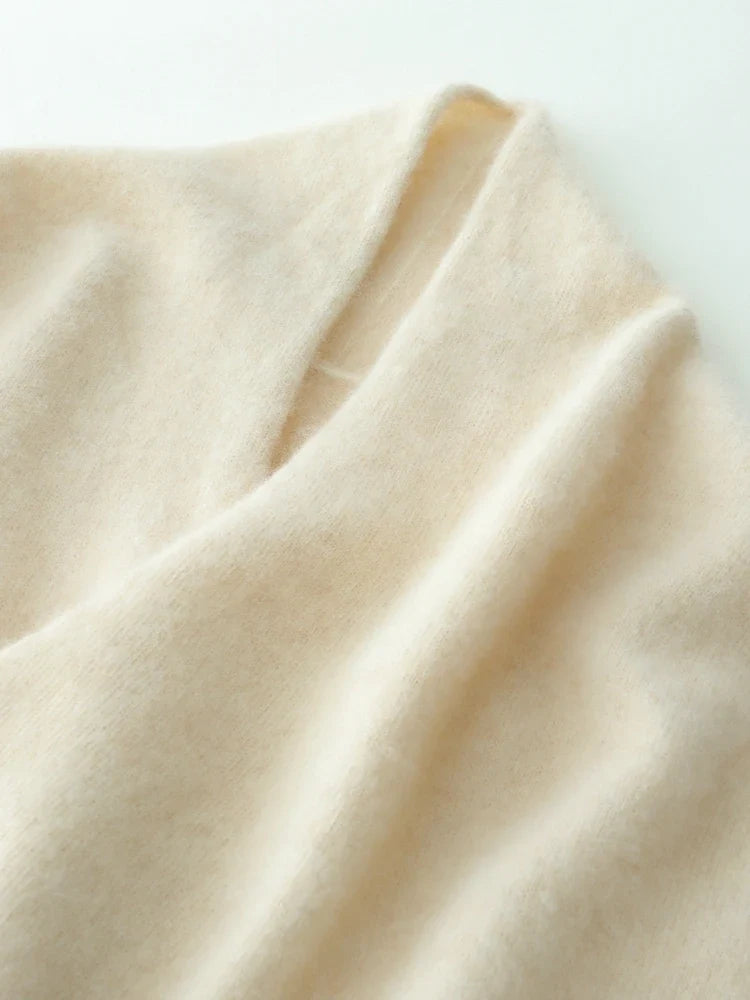 Women’s Dawn cashmere sweater by Christine Brewer, featuring soft, cozy knit fabric in a stylish design.