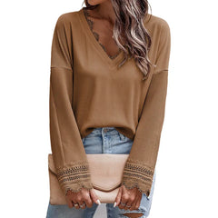Women’s knit sweater by Christine Brewer, Hadley style, featuring a cozy, textured design in neutral tones.