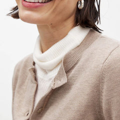 Women’s knit cardigan by Christine Brewer, Finley, featuring a cozy, stylish design with a button-front and ribbed cuffs.