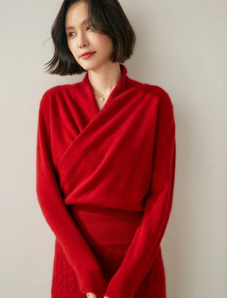 Christine Brewer Dawn women's cashmere sweater, soft knit with a classic fit and cozy neckline, in a neutral color.