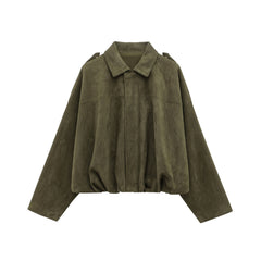 Willow oversized zip-up overshirt jacket for women by Christine Brewer, shown in a relaxed fit with a front zipper and casual style.