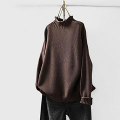 Women’s knit sweater by Christine Brewer, Harmony collection, featuring a cozy, stylish sweater in a soft, textured knit fabric.