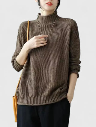 Christine Brewer Harmony women's knit sweater, cozy and stylish, with a soft textured fabric in a relaxed fit.