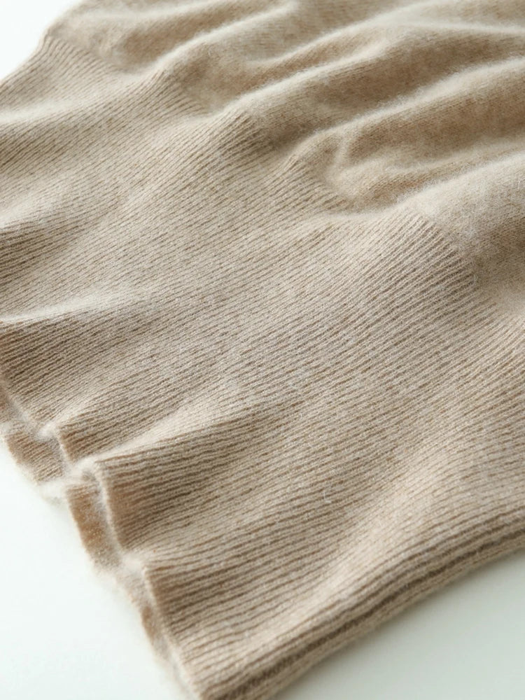 Helen cashmere sweater for women by Christine Brewer, featuring a cozy, soft knit in a stylish, versatile design.
