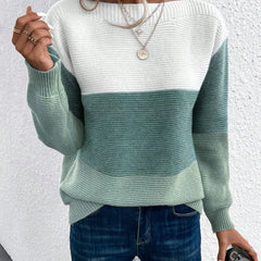 Makayla women's ombre sweater by Christine Brewer, featuring a soft knit fabric in a stylish gradient color pattern.