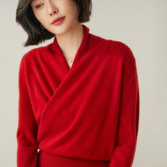 Women’s Dawn cashmere sweater by Christine Brewer, soft beige knit with a relaxed fit and long sleeves, perfect for cozy winter wear