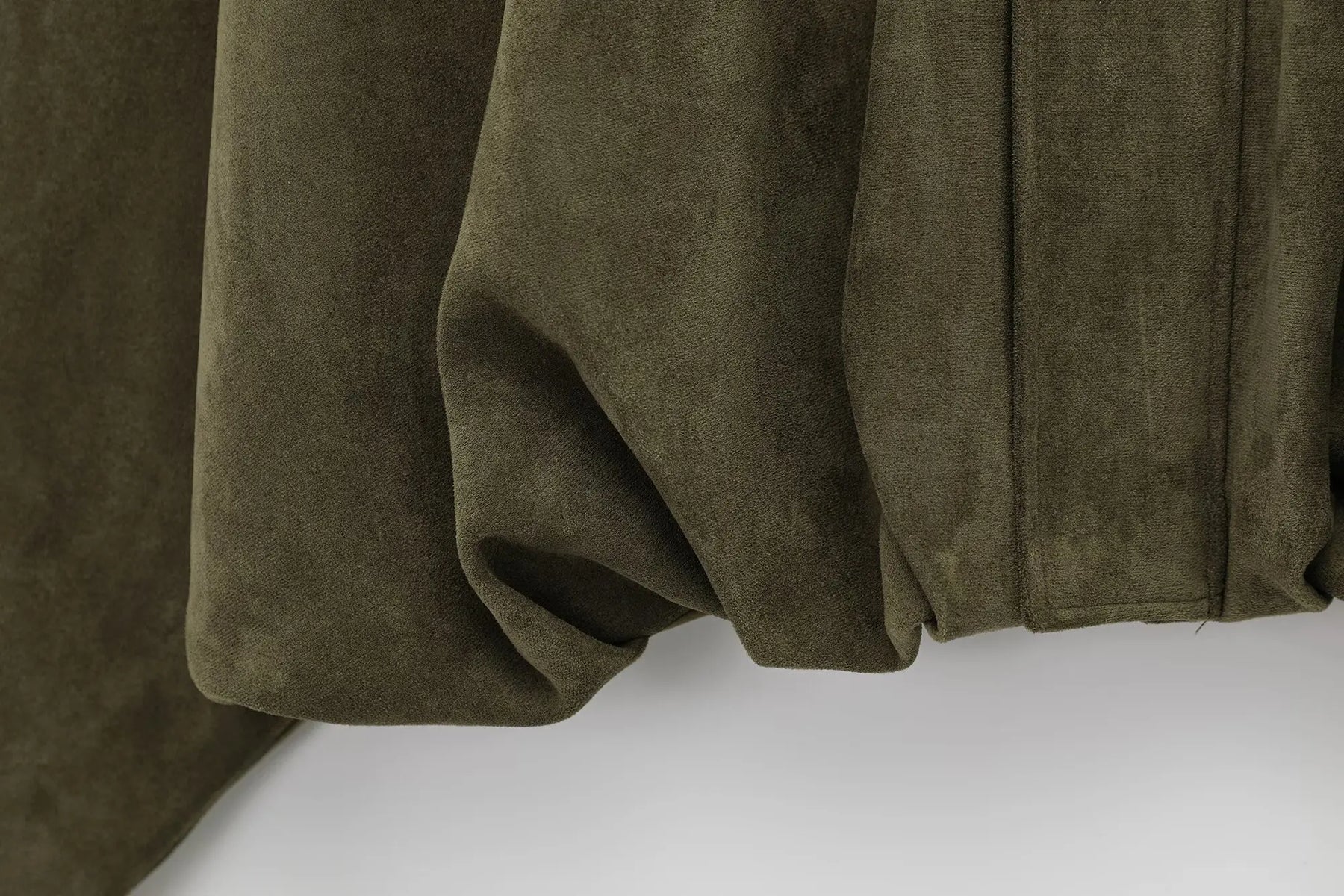 Willow oversized zip-up overshirt jacket for women by Christine Brewer, shown in black with a front zipper and relaxed fit.