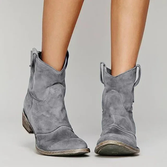 Martha | Cowboy Boots, Ankle Boots, Western Boots, Women, Vegan Leather, Embroidered, Boho, Cowgirl, Fall,