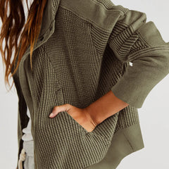 Christine Brewer Mia cropped hooded hoodie for women, featuring a stylish hood and relaxed fit, perfect for casual wear.