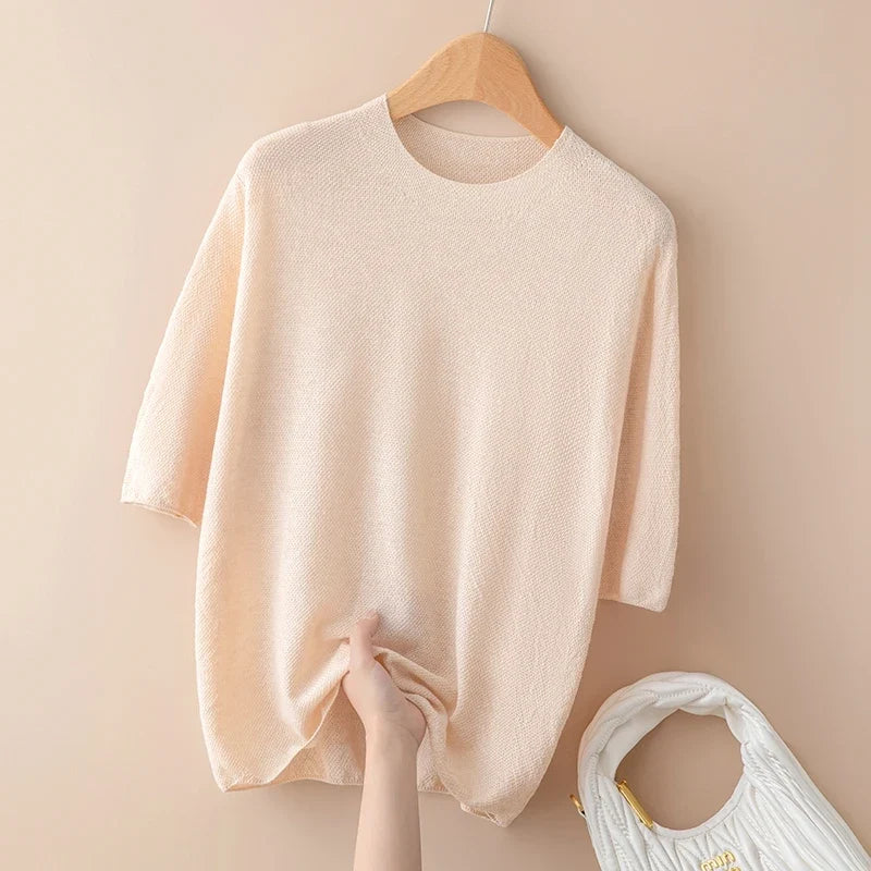 Christine Brewer Frankie wool sweater for women, cozy knit sweater with a stylish fit, ideal for cold weather wear.