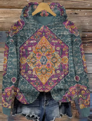 Light gray Christine Brewer Bonnie oversized soft knit hoodie with a cozy, lightweight design and relaxed fit.