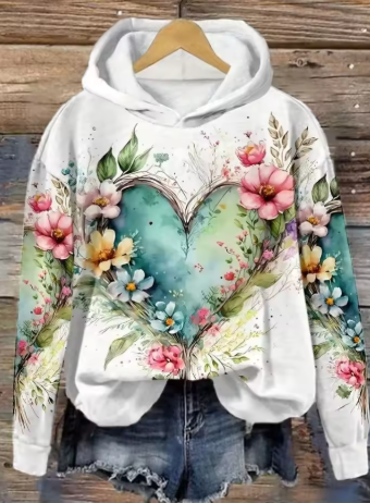 Lightweight oversized soft knit hoodie named Matilda by Christine Brewer, featuring a cozy, relaxed fit and casual style.