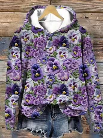 Victoria oversized soft knit hoodie by Christine Brewer, featuring a cozy, timeless design in a relaxed fit.