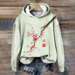 Maisie cozy oversized soft knit hoodie by Christine Brewer, featuring a relaxed fit, warm fabric, and stylish casual design.