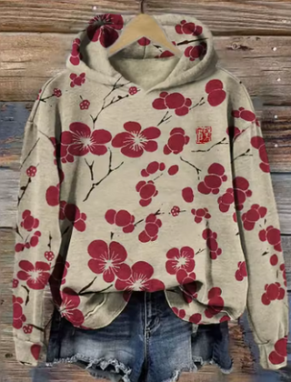 Soft knit hoodie named Anna by Christine Brewer, featuring an oversized, cozy, lightweight design in a relaxed fit.