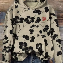 Lightweight oversized soft knit hoodie named Anna by Christine Brewer, featuring a cozy design and relaxed fit.