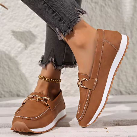 Christine Brewer Mia non-slip orthopedic loafers for women with comfortable, supportive design and stylish appearance