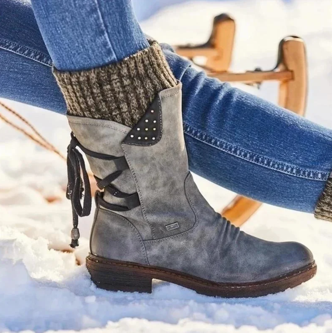 Edna | Winter Boots, Women, Ankle Boots, Warm, Cushioned, Wide Width, Fall, Winter, Casual, Booties