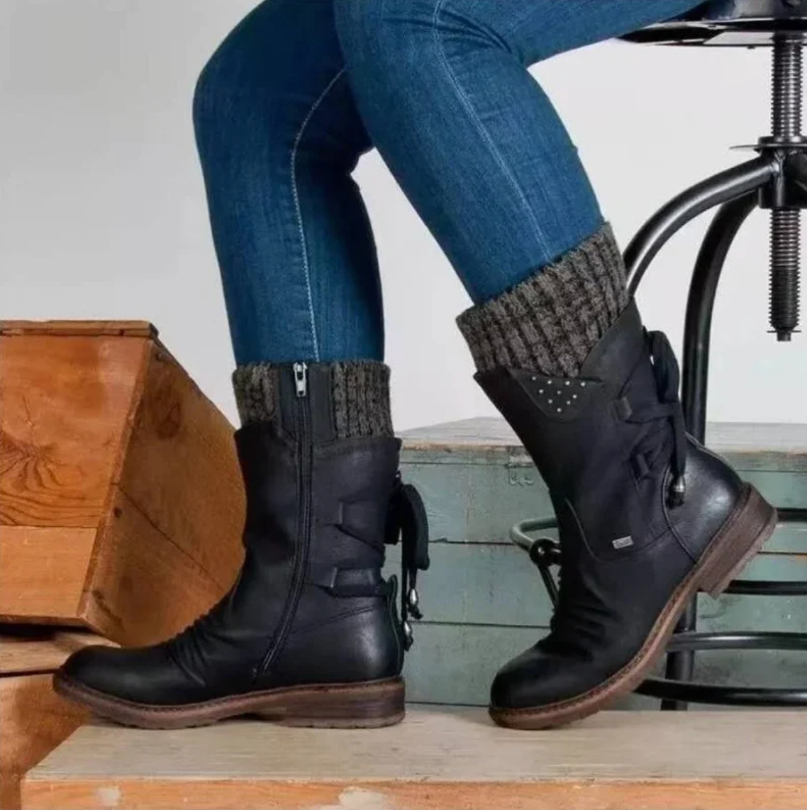 Edna | Winter Boots, Women, Ankle Boots, Warm, Cushioned, Wide Width, Fall, Winter, Casual, Booties