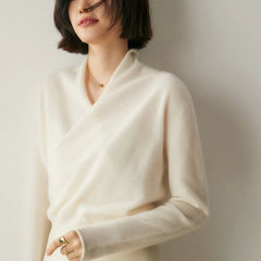 Christine Brewer Dawn cashmere sweater for women, featuring soft knit fabric and a cozy, stylish fit.