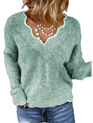 Women’s Kayla knit sweater by Christine Brewer, featuring a cozy, stylish design in soft fabric, perfect for casual wear.