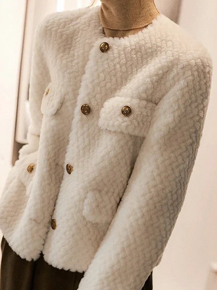 Velvet short jacket for women by Christine Brewer, featuring a stylish design and elegant fit in a rich velvet fabric.