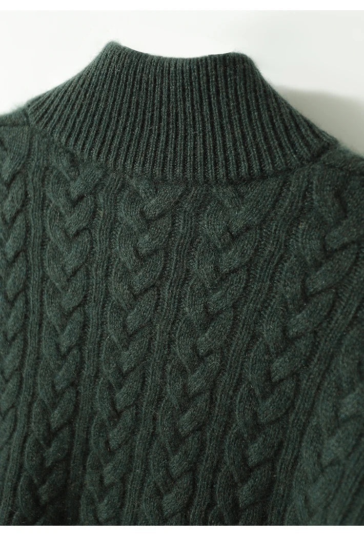 Florentine | Cable-Knit Button-Front Sweater for Women