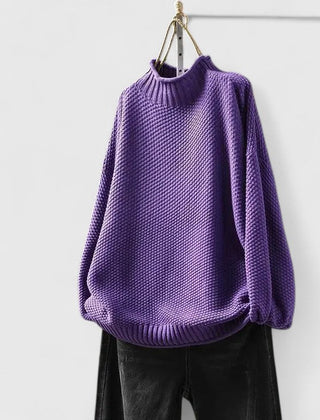 Women’s knit sweater by Christine Brewer, Harmony collection, featuring a cozy, stylish design in soft fabric.