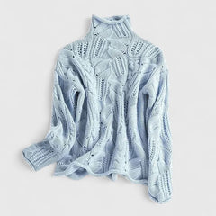 Women's knit sweater by Christine Brewer, Regina style, featuring a cozy, textured knit fabric in a stylish design.