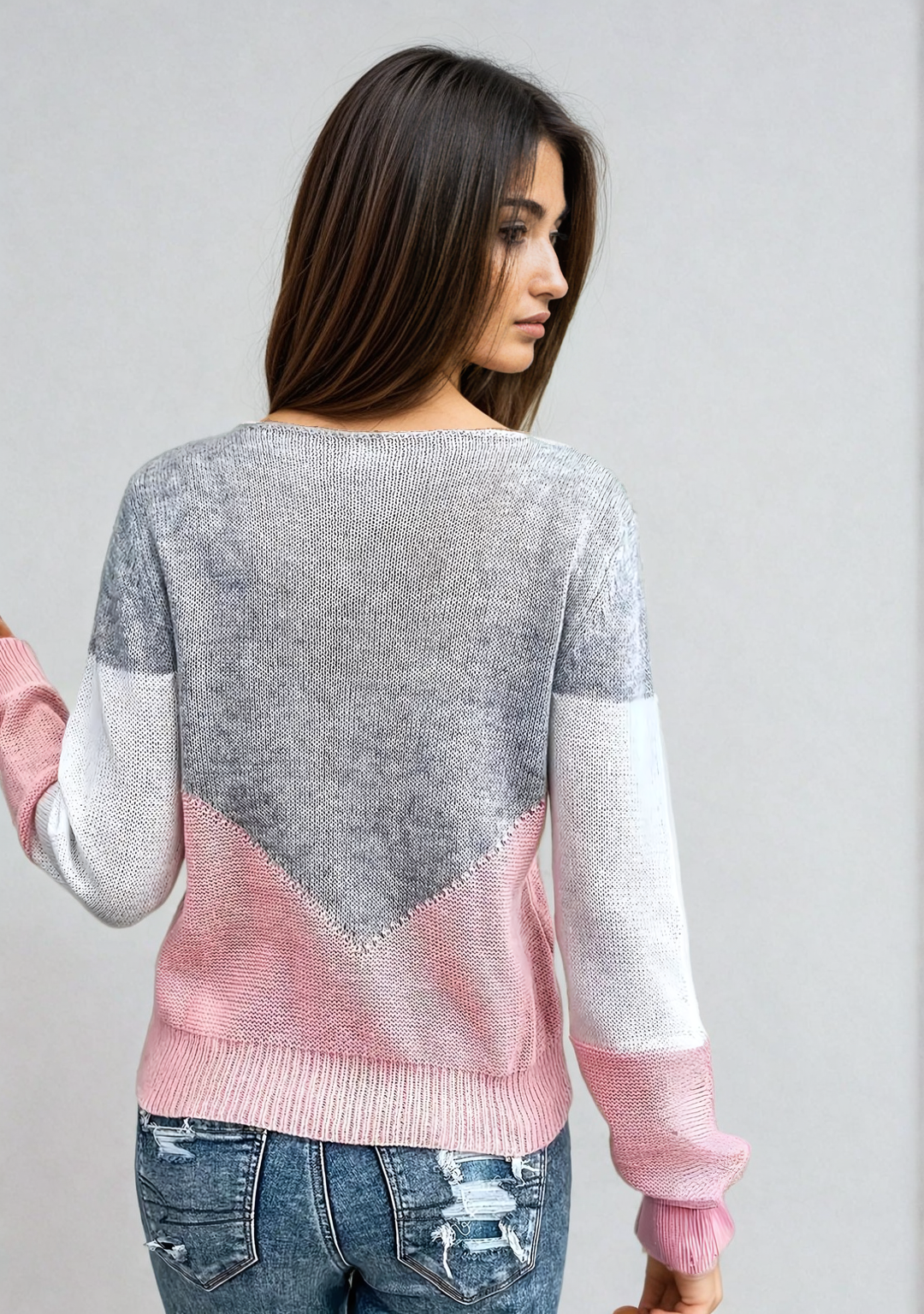 Christine Brewer Miranda Nordic sweater for women from the #1752 Collection, featuring cozy knit fabric and Nordic pattern details.