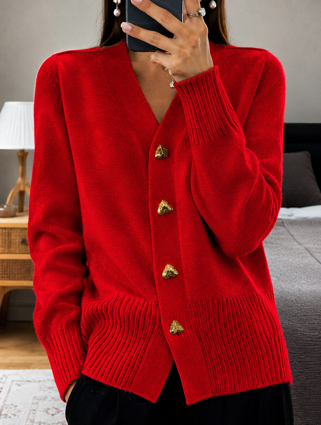 Augusta | V-Neck Cardigan for Women