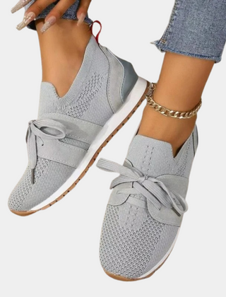 Stylish women's orthopedic comfort sneakers by Christine Brewer, designed for everyday walking and casual wear.