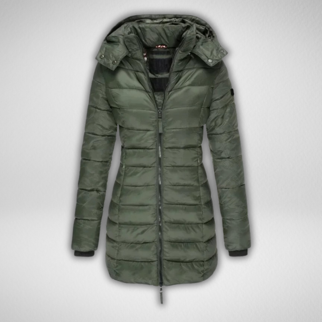 Irene | Hooded Puffer Coat for Women