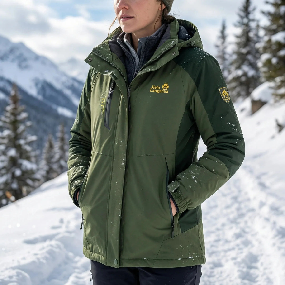 Gwen | Fleece Hooded Parka for Women