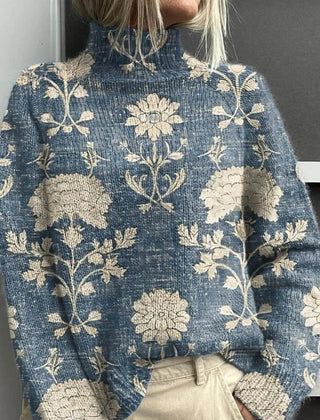 Christine Brewer Emma ribbed turtleneck sweater featuring a versatile, chic design in a cozy knit fabric.