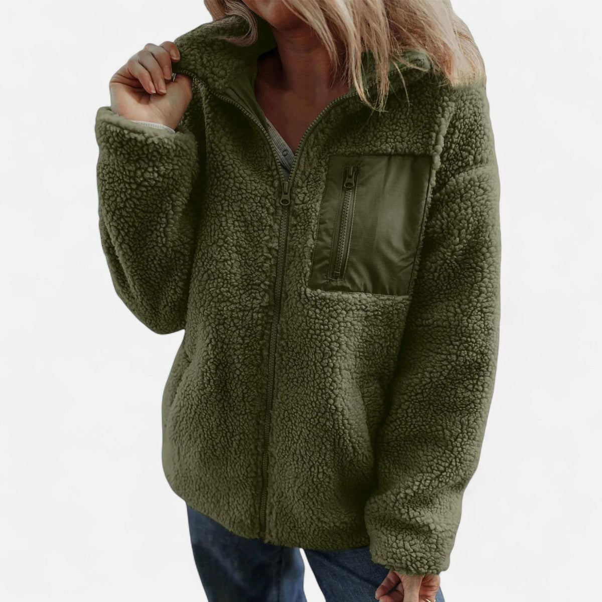 Eugenia | Fleece Teddy Coat for Women