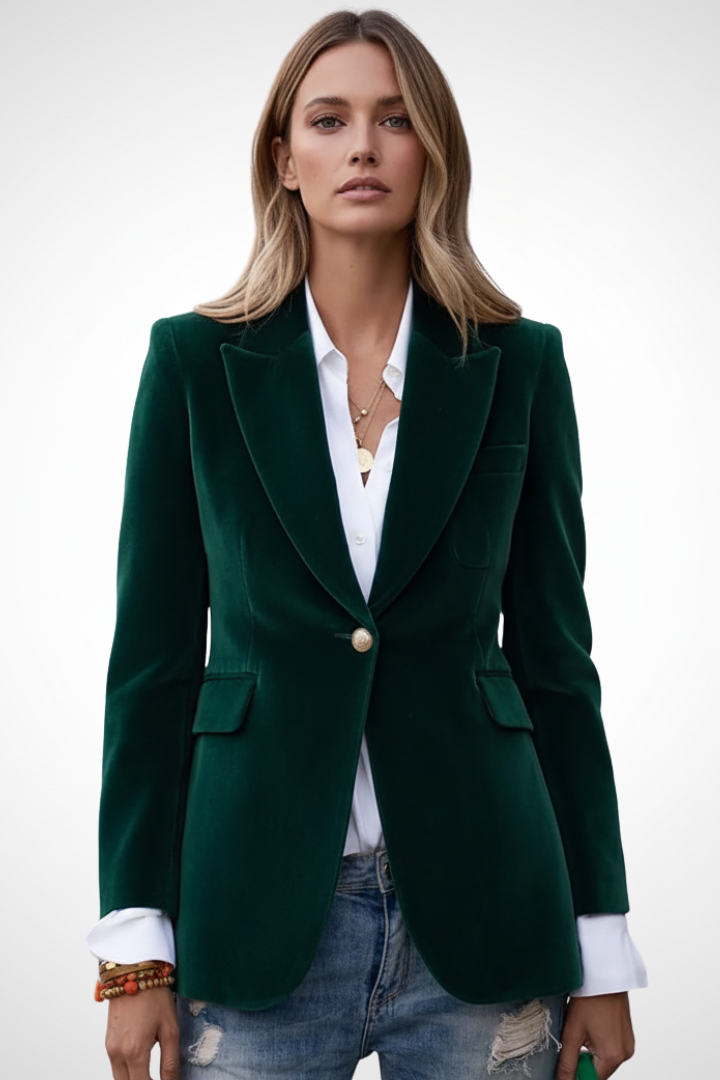 Verity | Velvet Blazer for Women