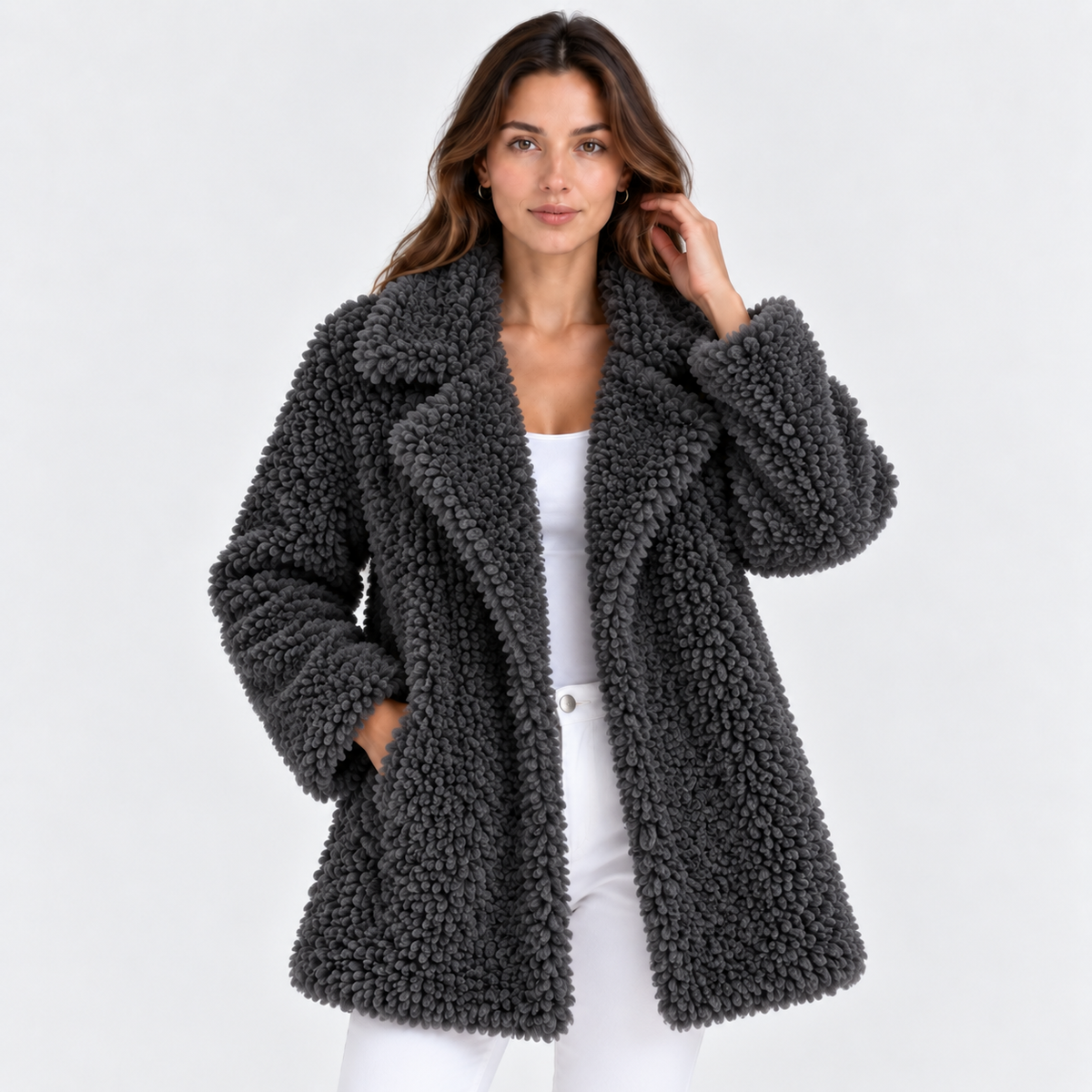 Fay | Oversized Teddy Coat for Women