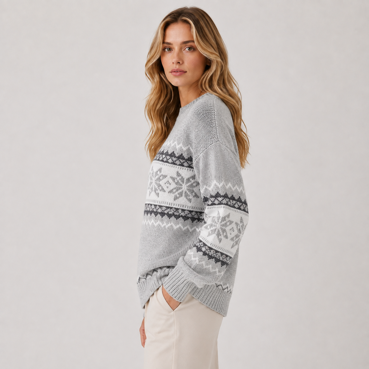 Hester | Christmas Turtleneck Sweater for Women