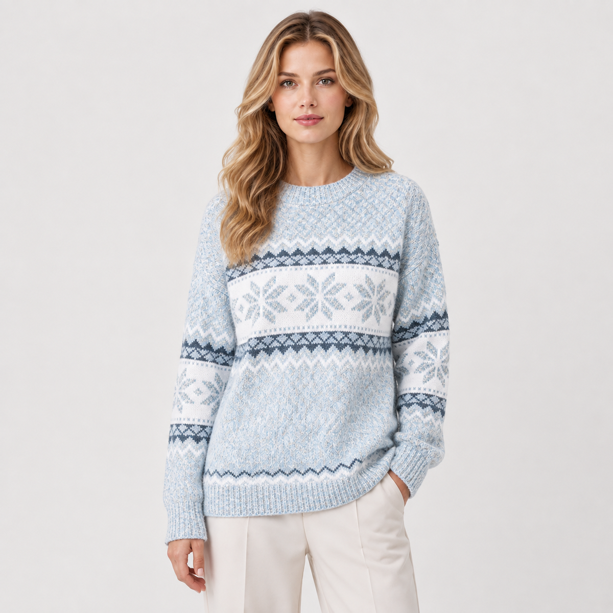 Hester | Christmas Turtleneck Sweater for Women