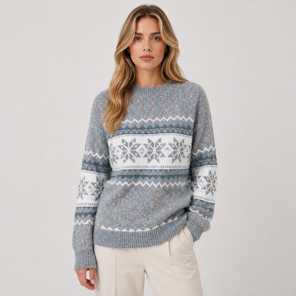 Hester | Christmas Turtleneck Sweater for Women