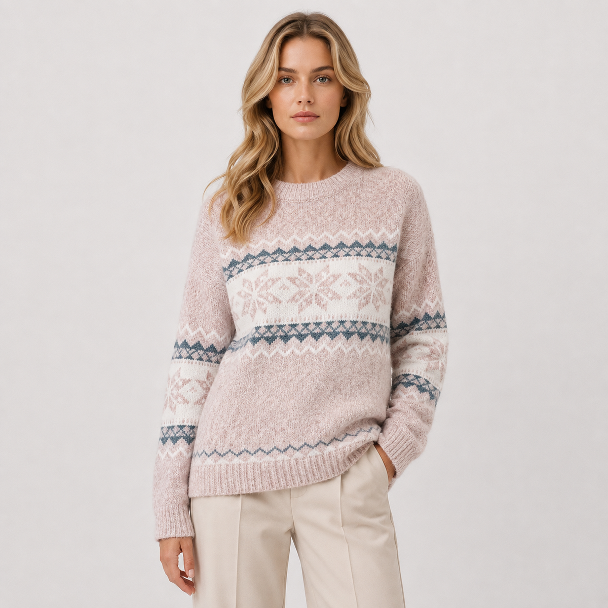 Hester | Christmas Turtleneck Sweater for Women