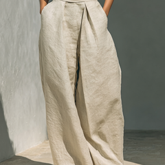 Soft, breathable cotton-linen bedding set by Christine Brewer featuring cozy, comfortable bed linens for a relaxing bedroom look.