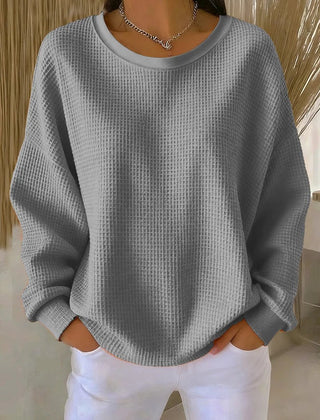 Christine Brewer Nova women's knit sweater featuring a cozy, textured design in soft, neutral tones.
