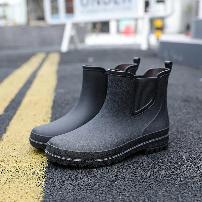 Kaia | Rain Boots, Chelsea Boots, Ankle Boots, Waterproof, Women, Platform, Slip On, Elastic Side,