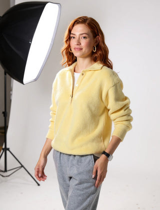 Women’s wool hoodie sweater from Christine Brewer, featuring a cozy fit and soft wool fabric, ideal for casual and layered wear.