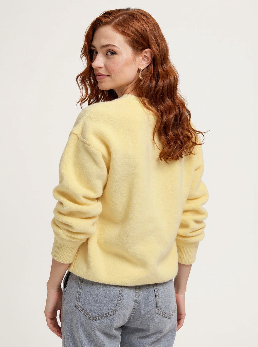 Christine Brewer Halle wool hoodie for women, cozy and stylish women's wool sweater with a relaxed fit and soft fabric.