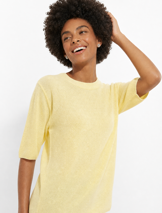 Christine Brewer Frankie wool sweater for women, cozy knit with a relaxed fit, in a stylish neutral color.