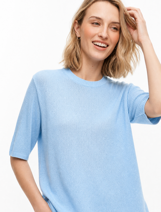 Christine Brewer Frankie wool sweater for women, featuring a cozy knit design in neutral tones, perfect for casual wear.